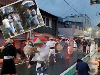 水窪町の宿泊施設　一棟貸しの貸別荘ゆずの木で楽しめる地域のイベント　虫送り念仏